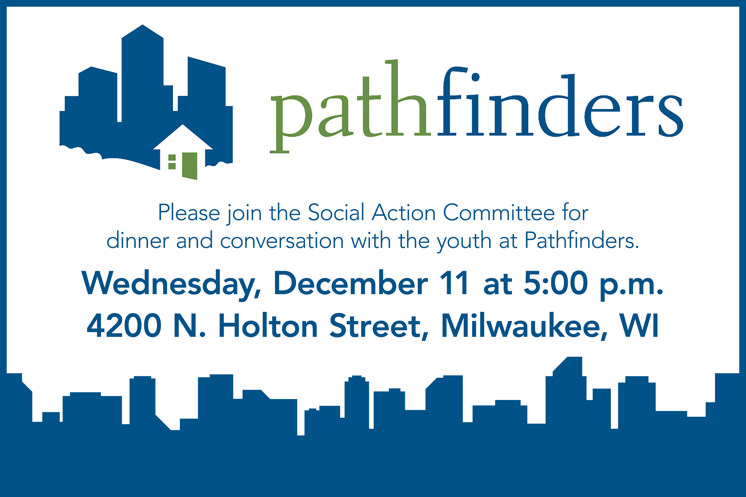 Pathfinders Dinner & Conversation