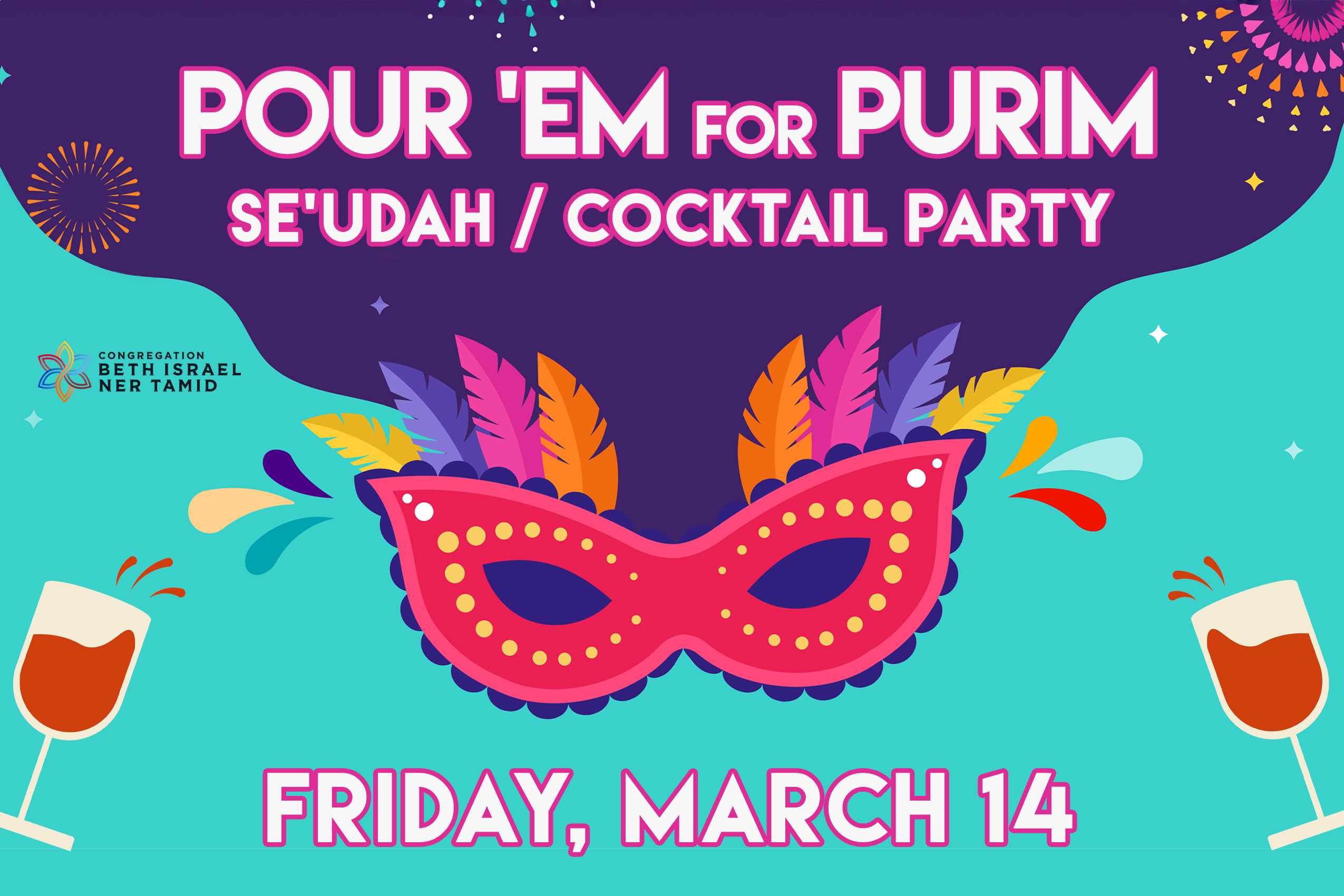 Pour 'Em for Purim Cocktail Party / Shabbat In The Round